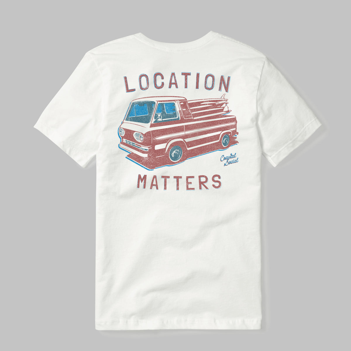 Location Matters Flag Tee